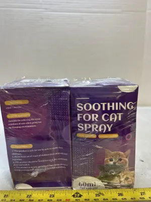 2 count 60ml soothing cat spray