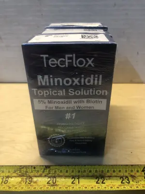 3 boxes 2oz TecFlox Minoxidil topical solution