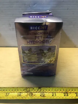 4 boxes 3.4oz hicc pet antimicrobial pet hydro gel
