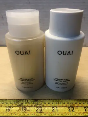 2 bottles 10oz ouai shampoo and conditioner
