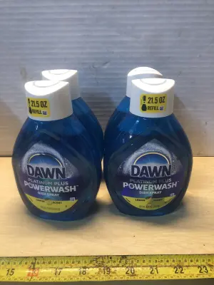 4 bottles 21.5oz Dawn power wash