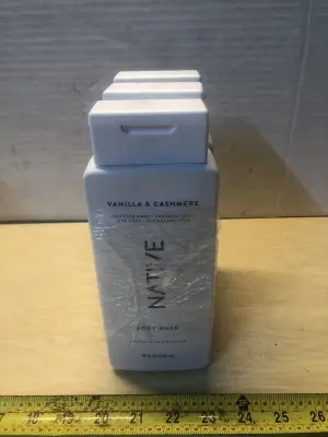 3 bottles 18oz Native body wash