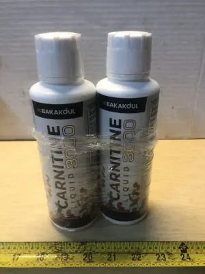 2 bottles 16oz Bakakoul Carnitine liquid 3000 exp:9/26