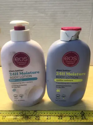 2 bottles 16oz eos body lotion