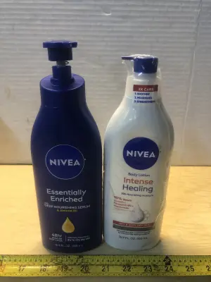 2 bottles 16.9oz Niva body lotion
