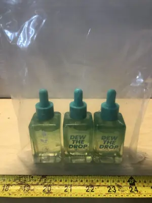 3 bottles 1.69oz dew the drop face serum