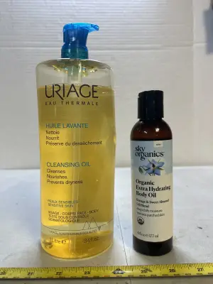 cleansing oil (not full) and body oil