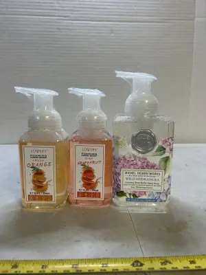 3 foaming handsoaps