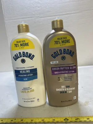 2 24 oz goldbond lotions broken caps