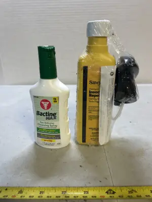 insect repellent and pain, relief spray