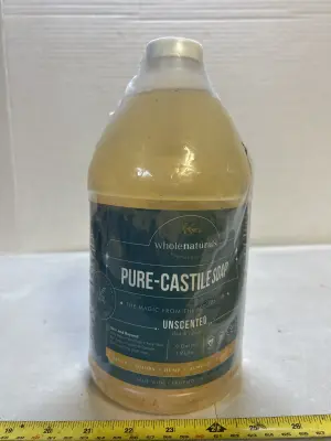1/2 gallon pure castile soap