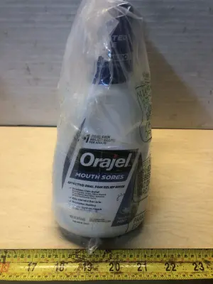 3 bottles 16oz Orajel mouth sore pain relief rinse