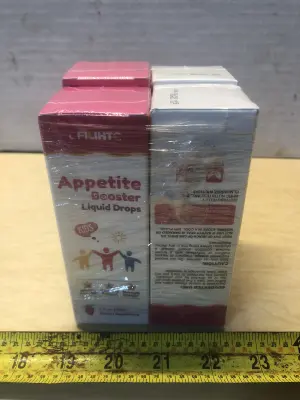 4 boxes 2oz appetite booster liquid drops dietary supplement exp:9/25/27