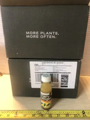 2 boxes 12 bottles each 2oz greenhouse  organic fiery ginger drink exp:3/13/27
