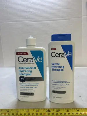 2ct cerave shampoo 1 cap broken
