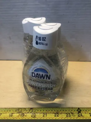 4 bottles 16oz Dawn platinum plus power wash dish spray refill
