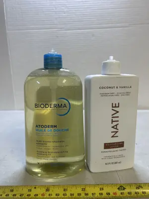 lotion and cleasing oil broken caps