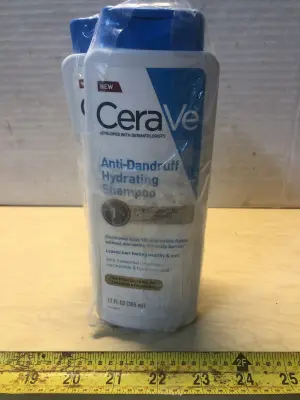 2 bottles 12oz cerave anti dandruff shampoo
