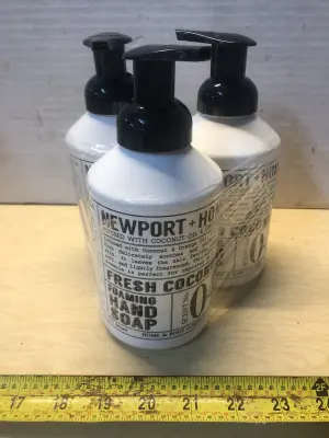3 bottles 20oz Newport home foaming hand soap