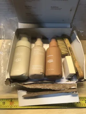 2 boxes UGG sheepskin and suede care kit