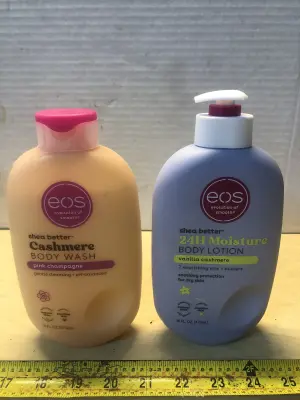 16oz eos body wash, 16oz eos body lotion