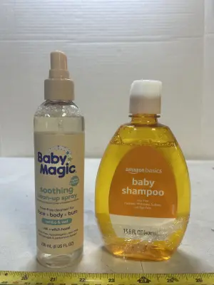 baby shampoo and spray