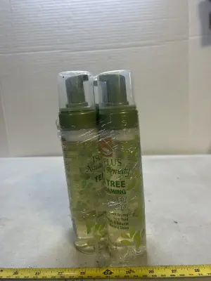 tea tree setting lotion for hair one cap busted