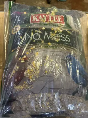 bird seed busted bag