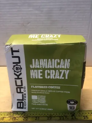 18 count blackout coffee  kcups