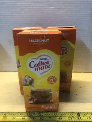 3 boxes 50each coffee mate hazelnut creamer cups exp:10/26