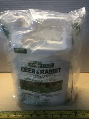 128oz liquid fence deer and rabbit repellent