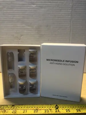 Micineedle infusion anti aging solution missing 1 vile