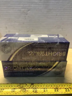 4 boxes Pearlsmile bright white toothpaste