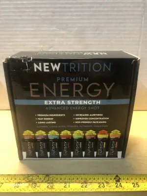 New Trition premium energy shots exp:1/6/28