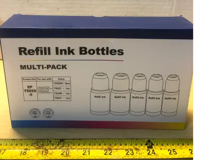 Multipack refill ink bottles