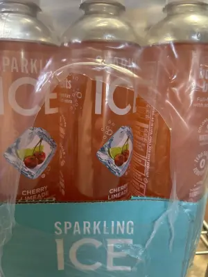 12 cherry limeade sparkling ice waters