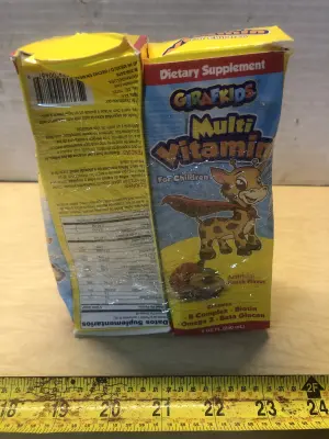 2 boxes 8oz kids multivitamin dietary supplement exp:12/29/27