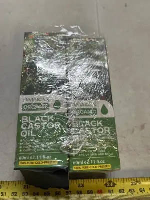 2 black  castor oil