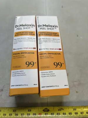 2 peel shot with turmeric