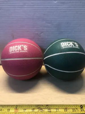2pc small basketballs DSG needs air