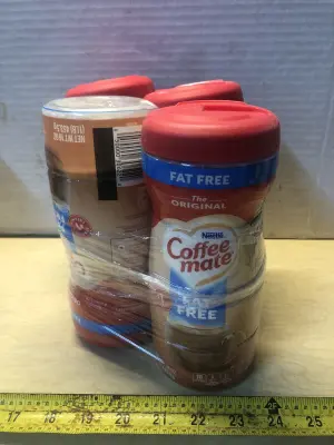 4 bottles 16oz coffee mate fat free fry creamer exp:10/24/27