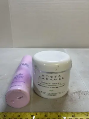 dark self tanner and 60 sec tanner remover
