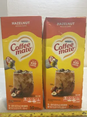 2ct 50 pack coffee mate singles