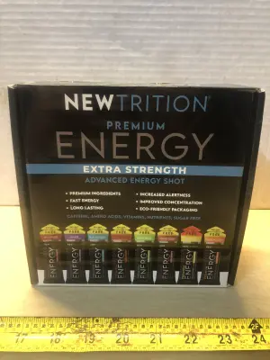 New Trition premium energy shots exp:1/6/28