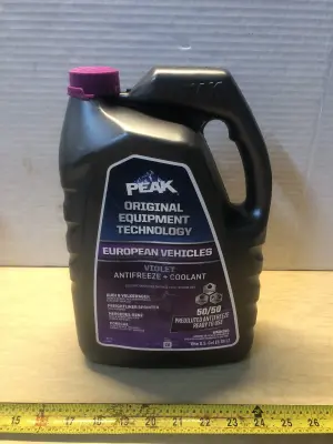 1 gallon Peak European vehicle antifreeze + coolant
