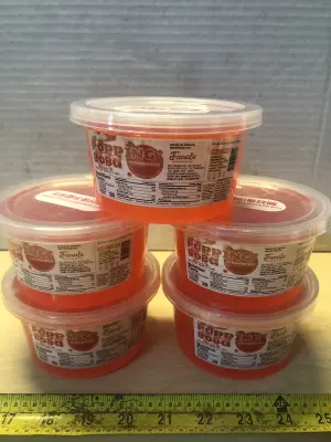 5 tubs 1LB popping boba strawberry exp:1/2/27