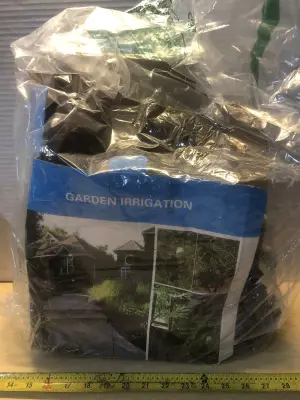 Unknown size garden irrigation system as is