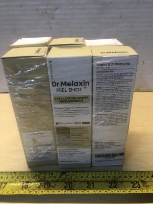6 boxes 2.7oz Dr Melaxin exfoliating rice ampoule