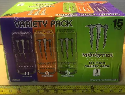15 cans Monster Energy drinks exp:7/27