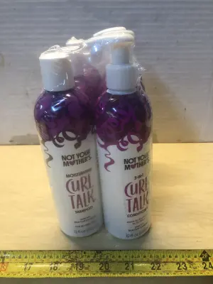 6 bottles 12oz not your mothers curl talk shampoo and conditioner